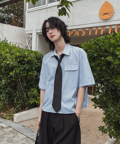 Urban Stripe Pocket Shirt
