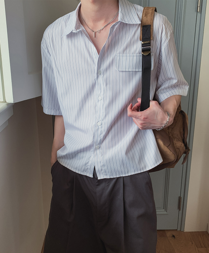 Urban Stripe Pocket Shirt