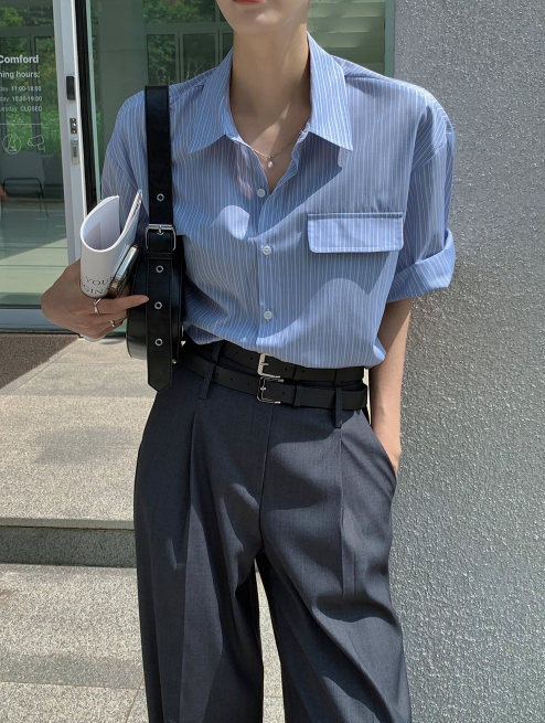 Urban Stripe Pocket Shirt