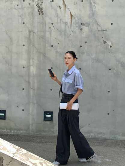 Urban Stripe Pocket Shirt