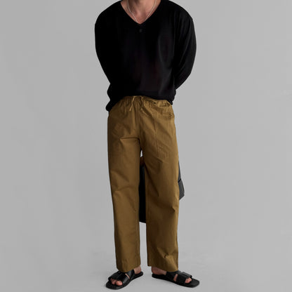 Slick V-Neck Linen Knit