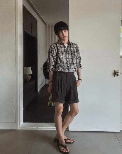 Cotton Gurkha Half Pants