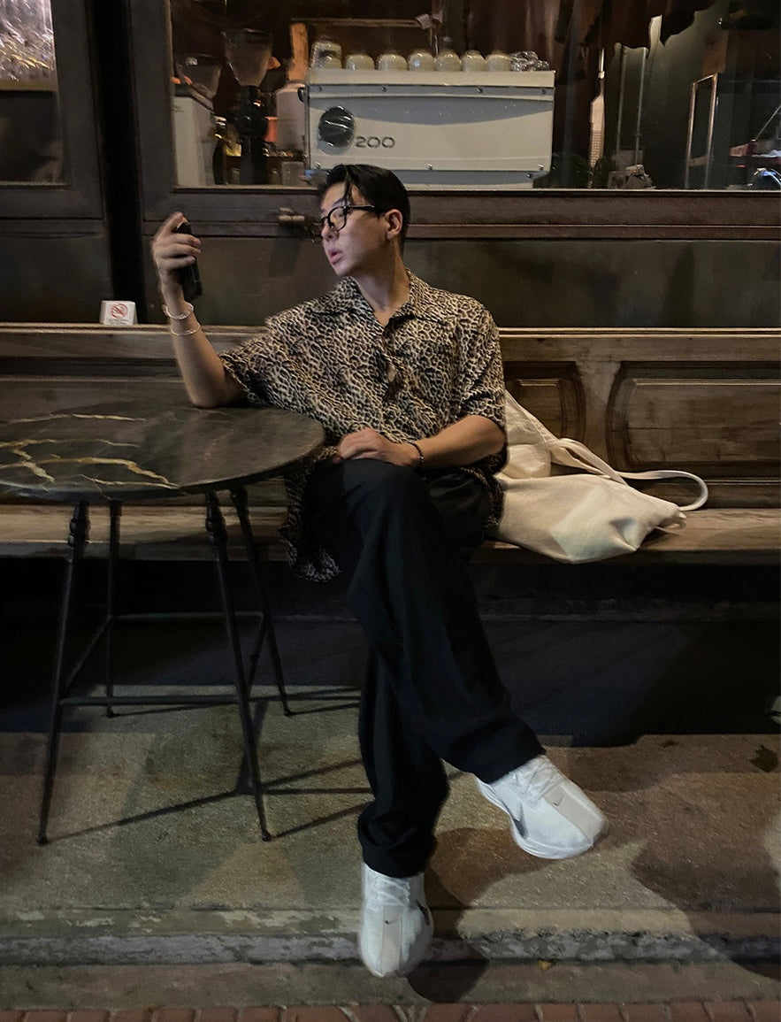 Leopard Boxy Shirt
