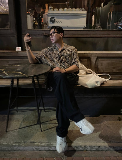 Leopard Boxy Shirt