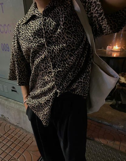 Leopard Boxy Shirt