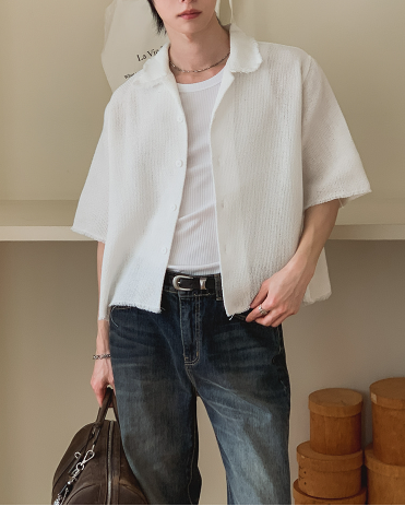 Garden Linen Tweed Shirt