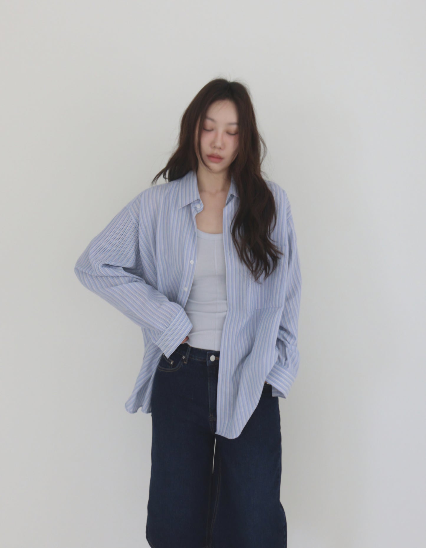 Stripe Over Shirt