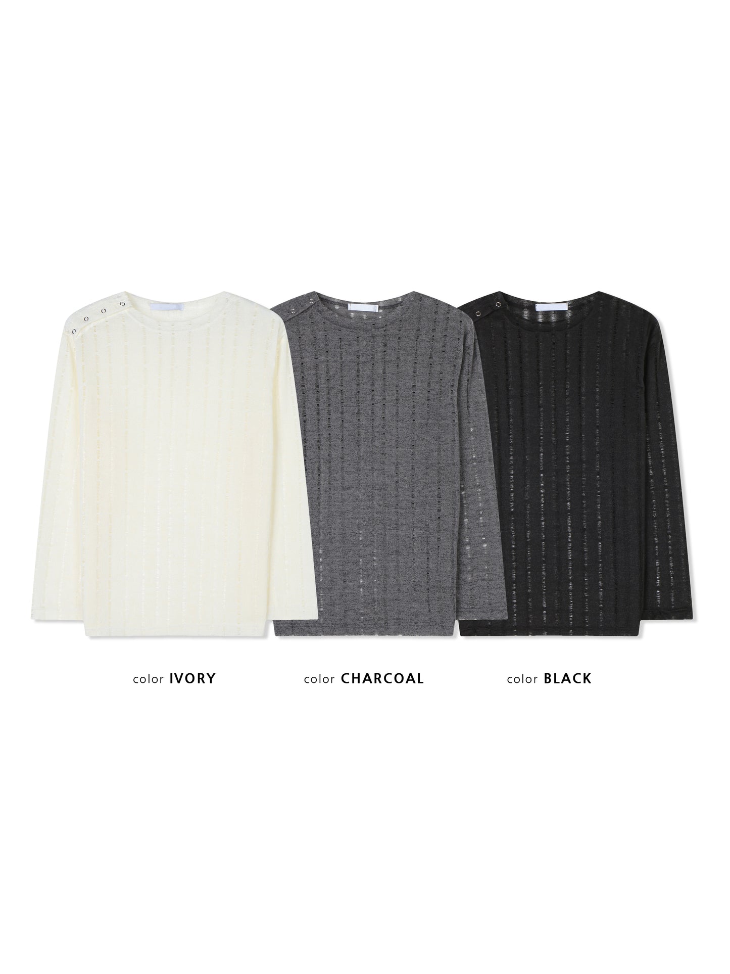 Kiba Grunge Snap Long Sleeve T-Shirt