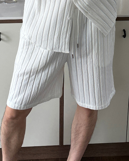 Loera Pleats Half Pants