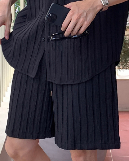Loera Pleats Half Pants