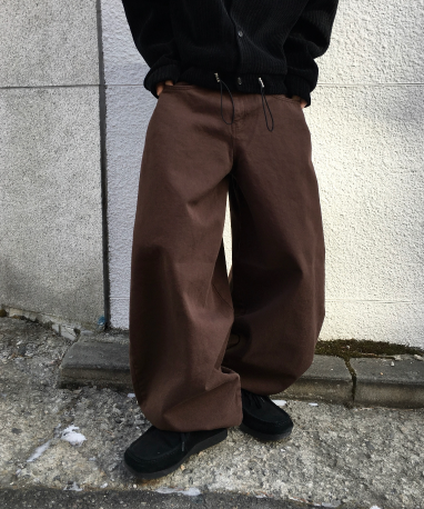 Brown Balloon Pants