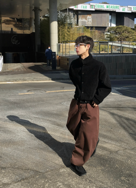 Brown Balloon Pants