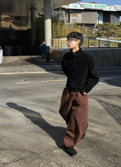 Brown Balloon Pants