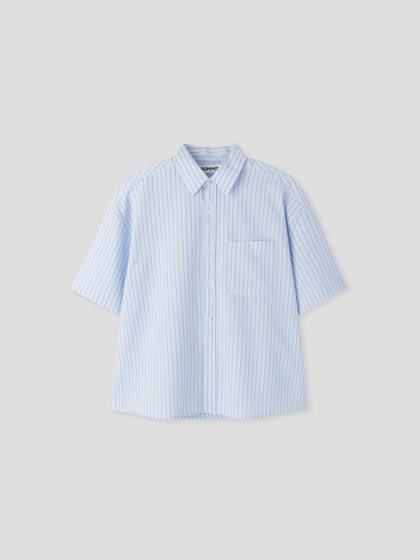 Pastel Stripe Half Shirt