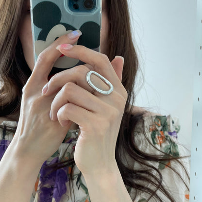 Organic Oval Ring