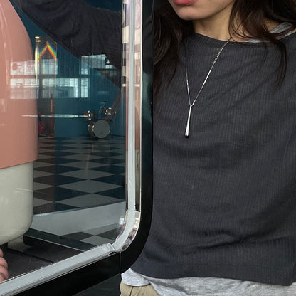 Drop Bar Chain Necklace