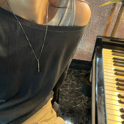 Drop Bar Chain Necklace