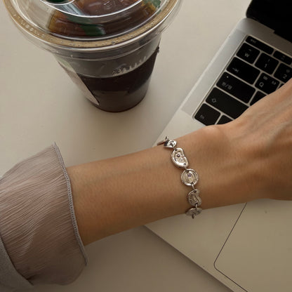 Vintage Gem Link Bracelet