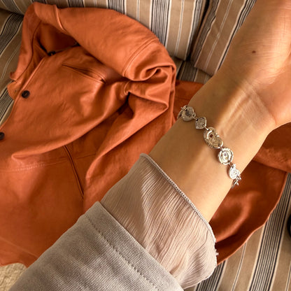 Vintage Gem Link Bracelet
