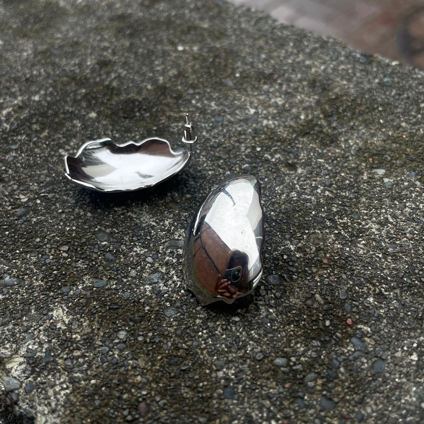 Organic Pebble Earrings