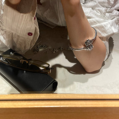 Rose Garden Silver Bracelet