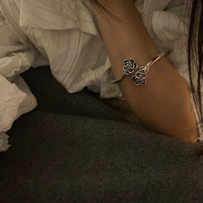 Rose Garden Silver Bracelet
