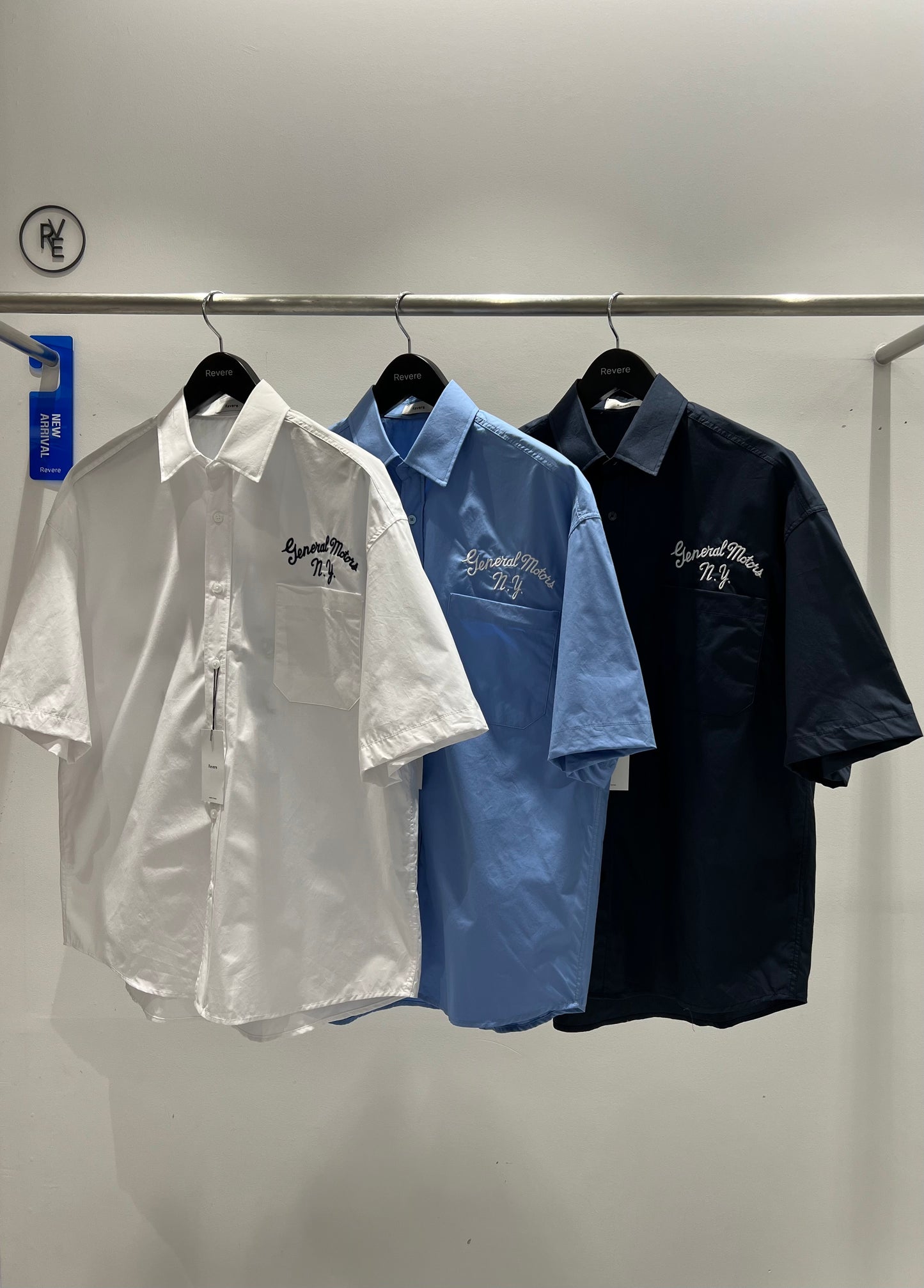 About Blank Embroidery Half Shirt