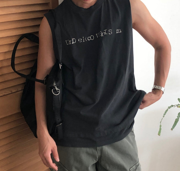 Double Layered Sleeveless Tee