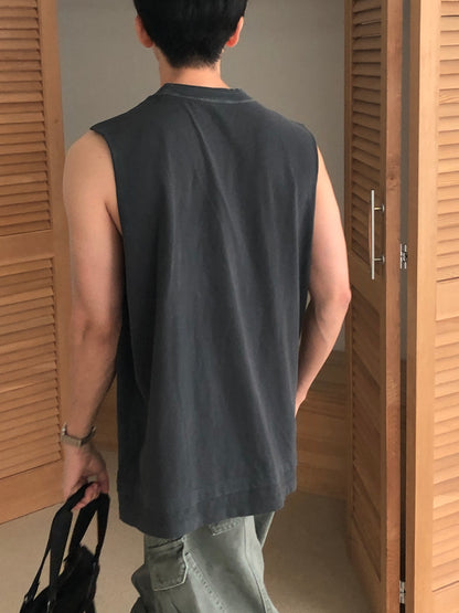 Double Layered Sleeveless Tee