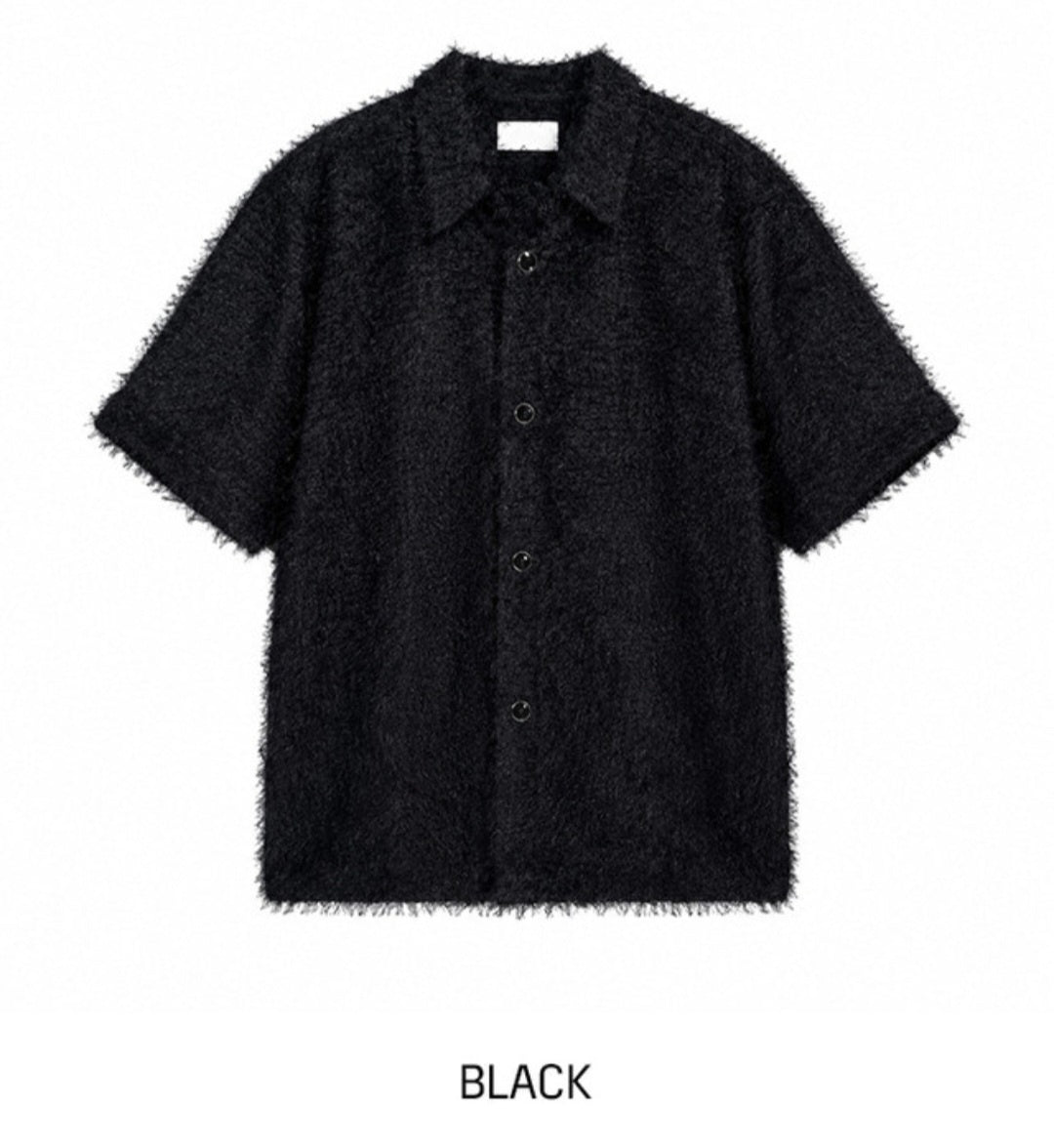 Pigment-Washed Nylon Shirt Jacket