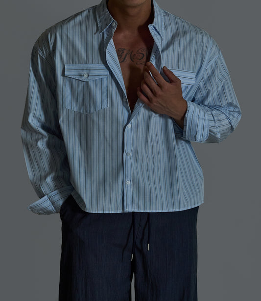 Dual Pocket Stripe Shirt