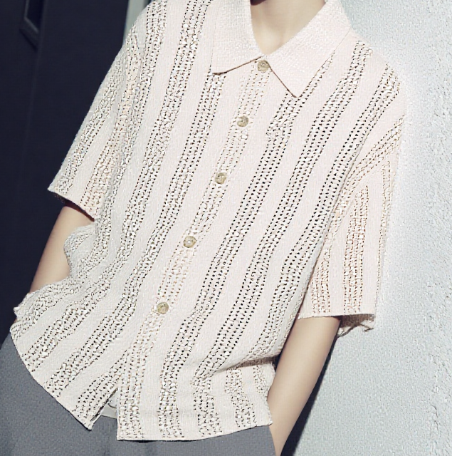 Pigment-Washed Nylon Shirt Jacket