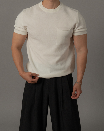 Pocket Summer Knit Tee