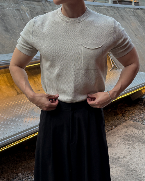 Pocket Summer Knit Tee