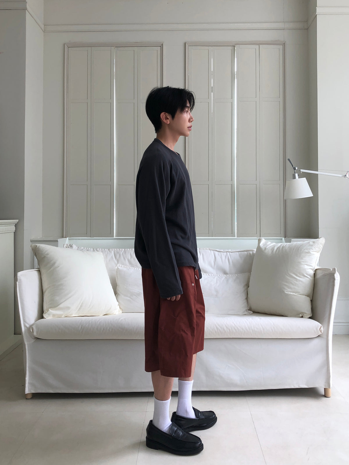 Brushed Cotton Raglan Tee