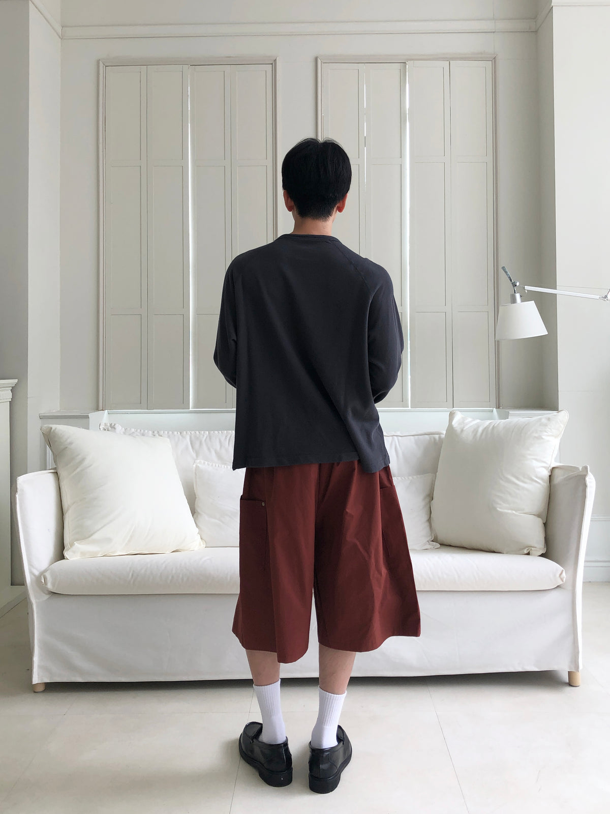 Brushed Cotton Raglan Tee