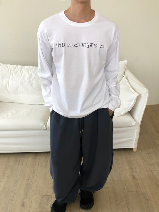 Vintage Typography Long Sleeve Tee