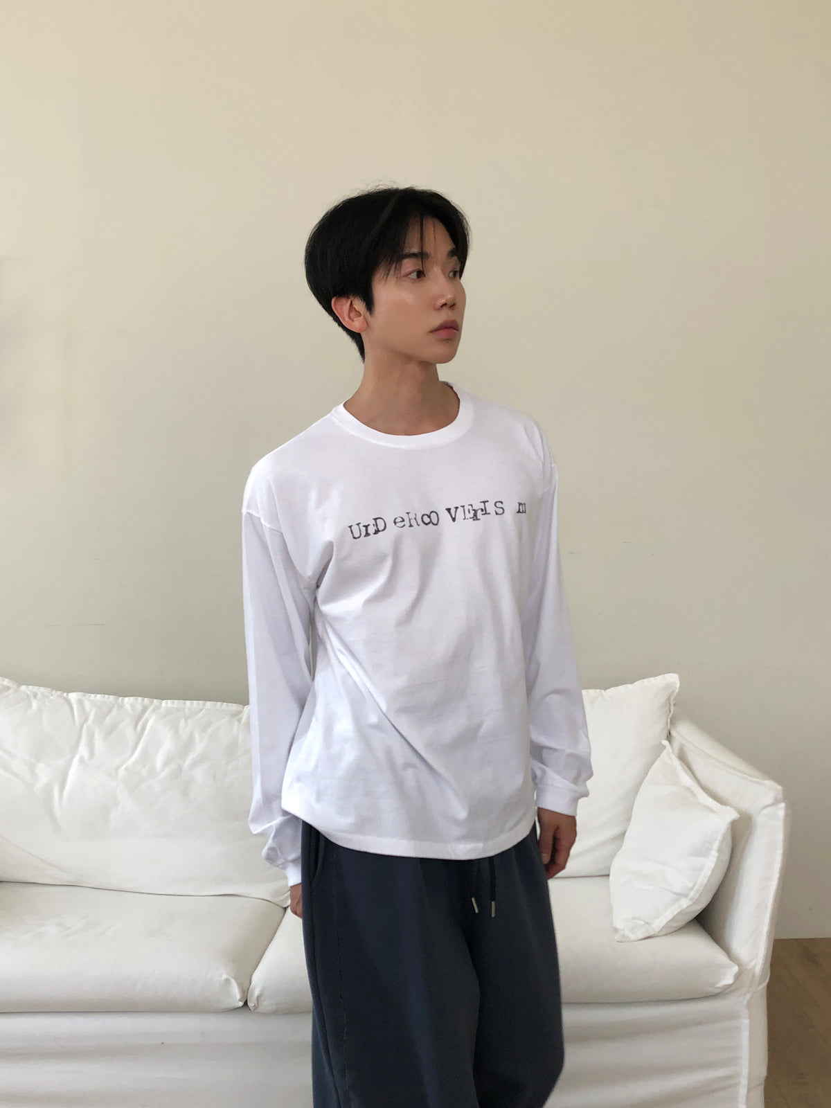 Vintage Typography Long Sleeve Tee
