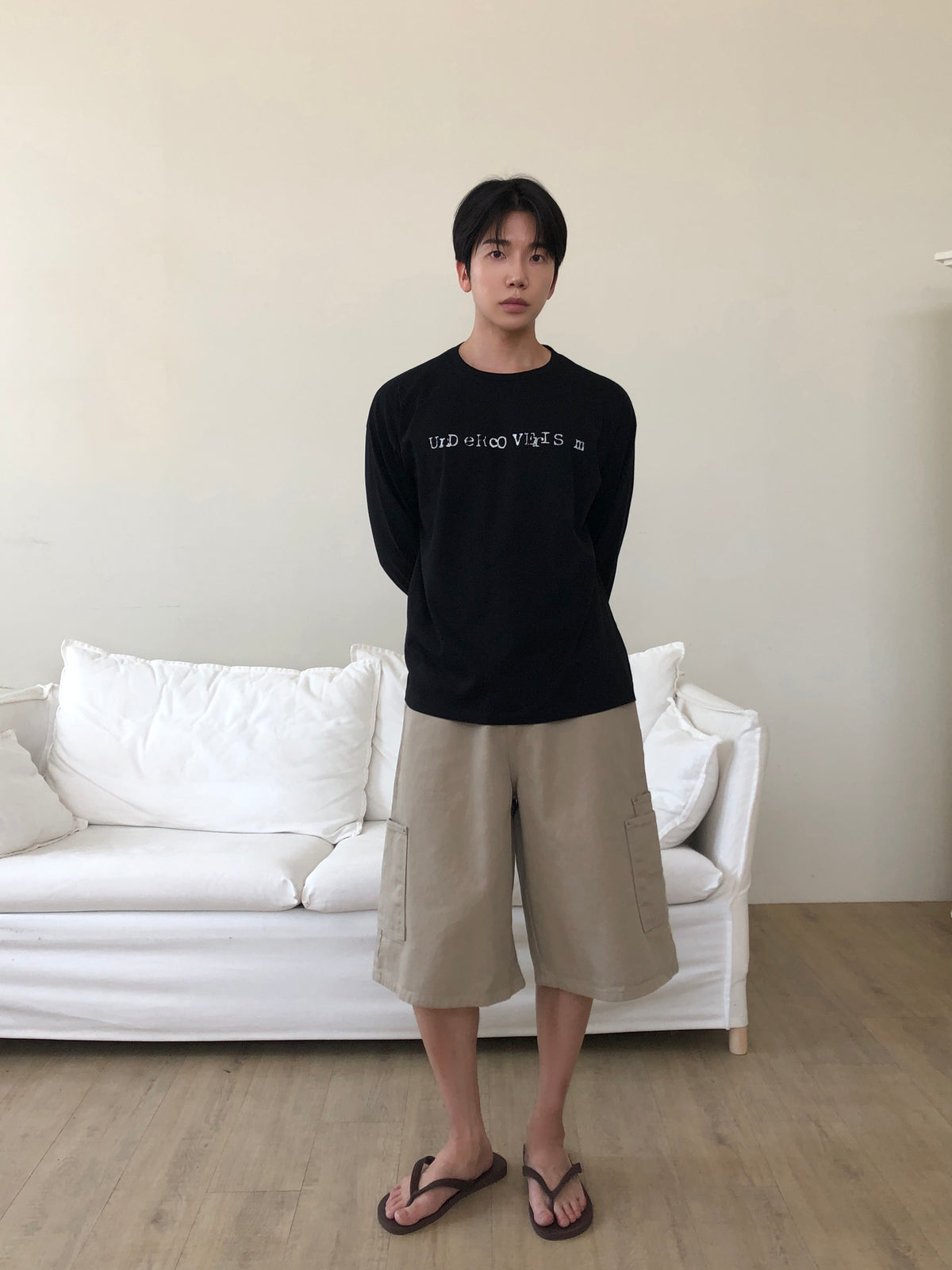 Vintage Typography Long Sleeve Tee