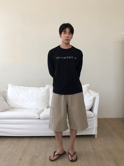 Vintage Typography Long Sleeve Tee