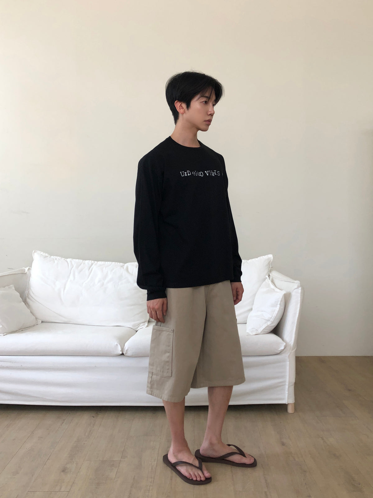 Vintage Typography Long Sleeve Tee