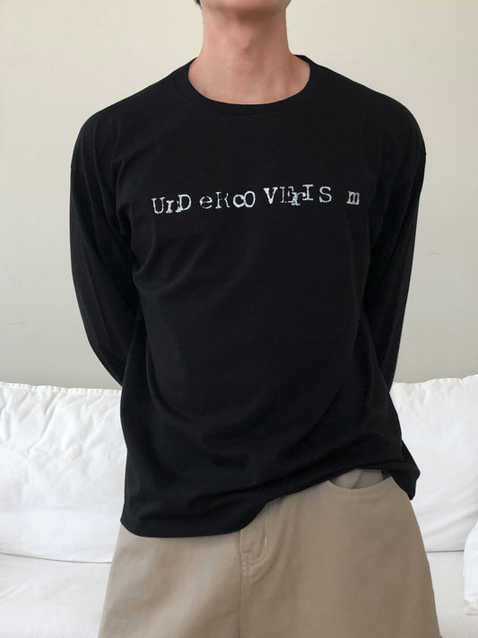 Vintage Typography Long Sleeve Tee