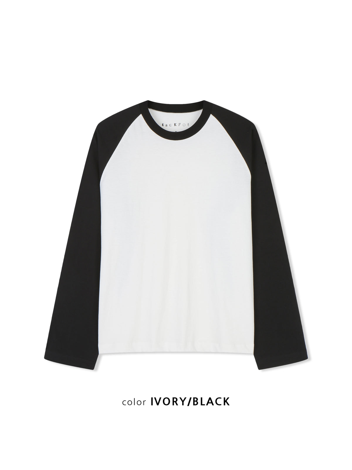 Two-Tone Raglan Long Sleeve Tee