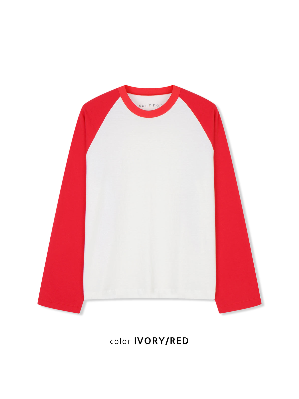 Two-Tone Raglan Long Sleeve Tee