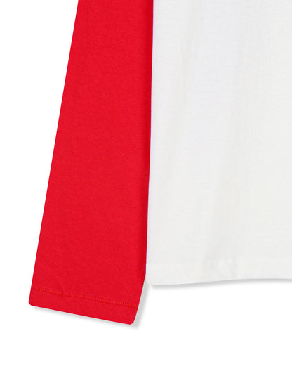 Two-Tone Raglan Long Sleeve Tee