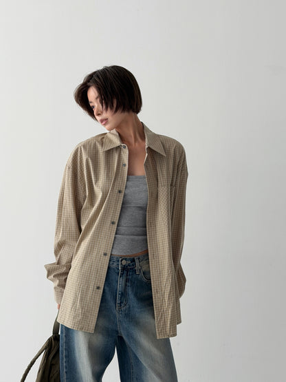 Tail Grid Check Shirt