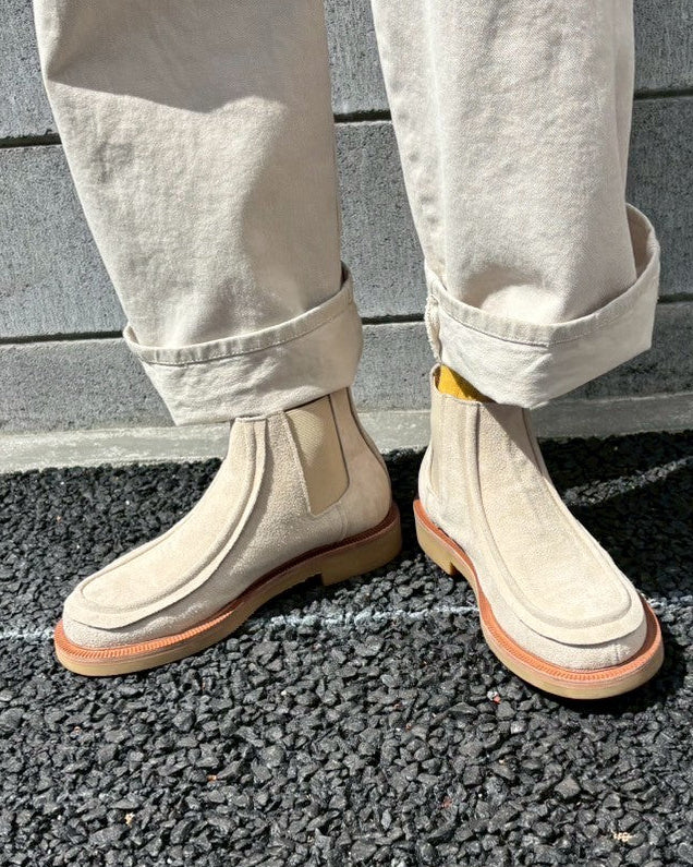 Yas Italian Suede Chelsea Boots