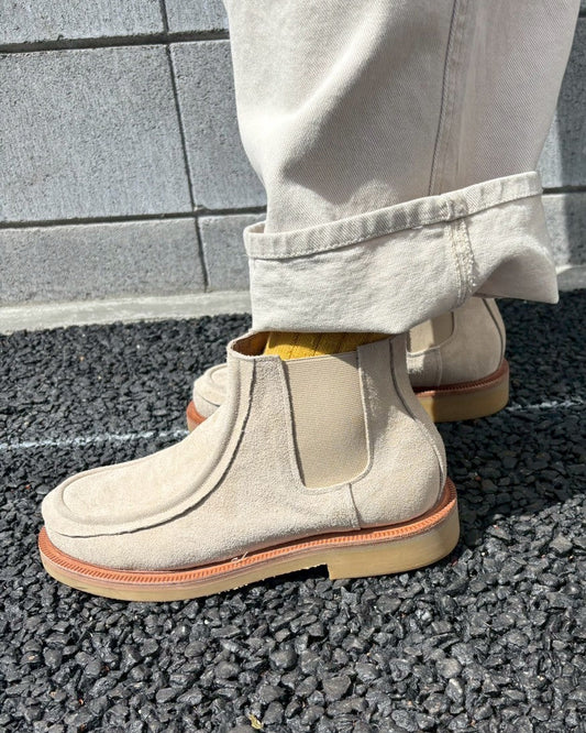 Yas Italian Suede Chelsea Boots