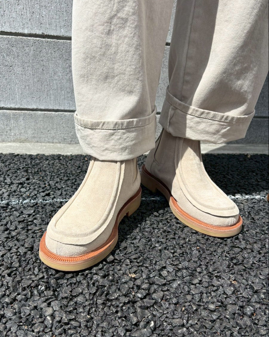Yas Italian Suede Chelsea Boots
