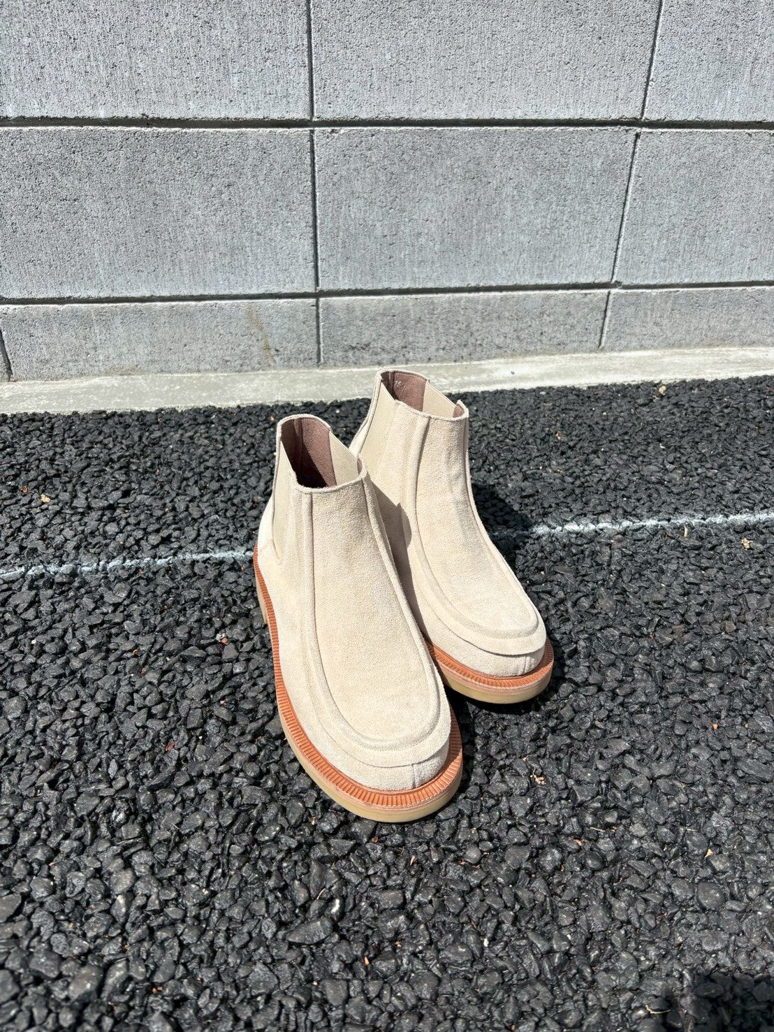 Yas Italian Suede Chelsea Boots